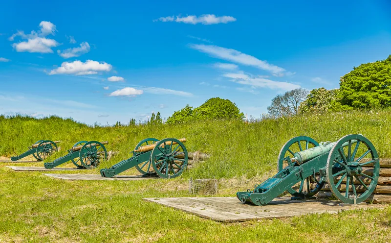 Die Kanonen in Fredericia