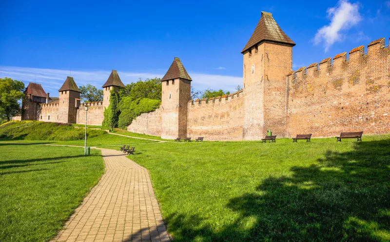 Die Stadtmauer von Nymburk