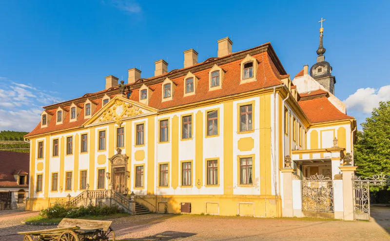 Das Schloss in Diesbar-Seußlitz