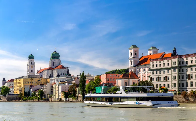 Inn und Dom St. Stephan in Passau