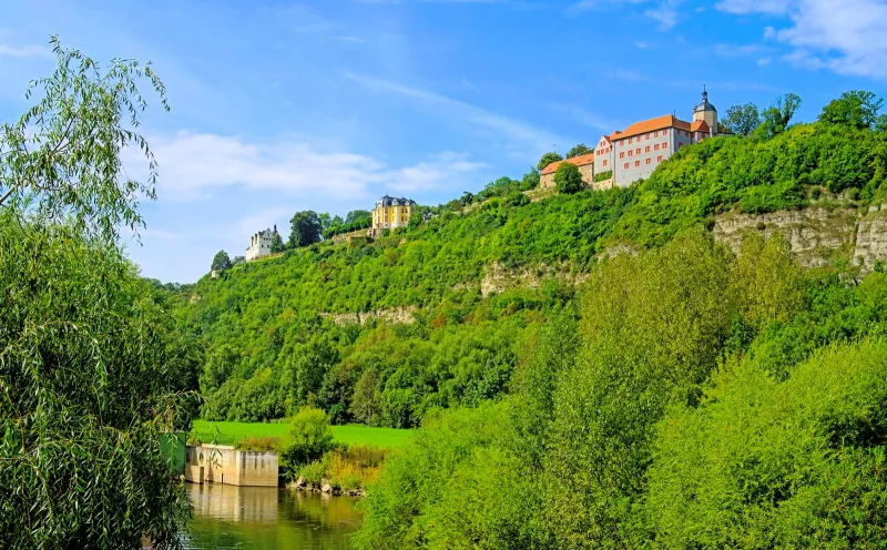 Die Dornburger Schlösser hoch der Saale