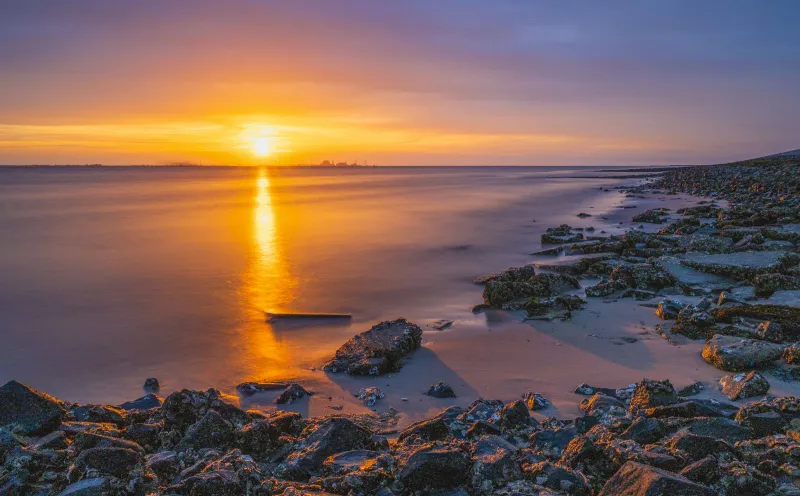 Emden_Sonnenuntergang