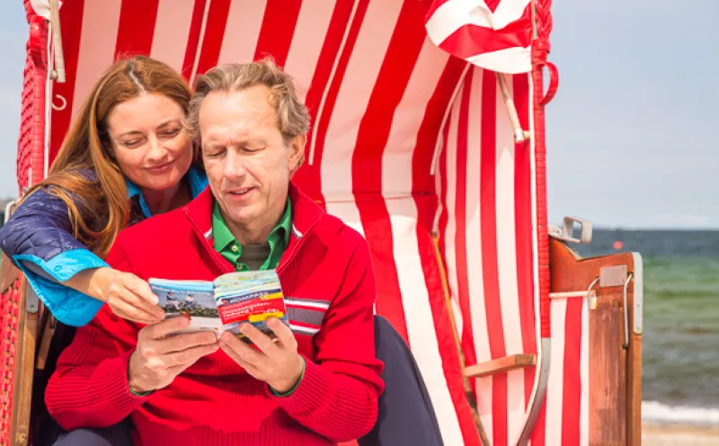 Entspannung im Strandkorb