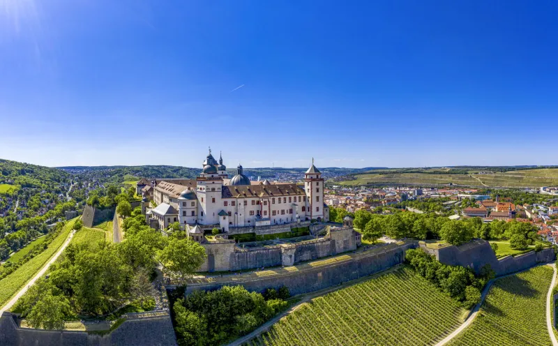 Würzburg, Festung Marienberg, Altstadt