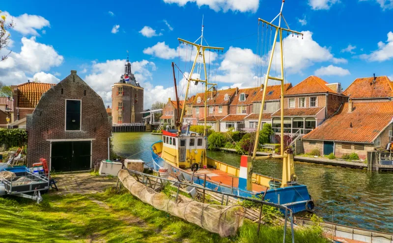 Fischerboot in Enkhuizen