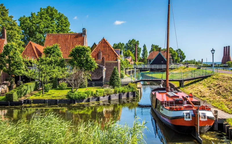 Fischerhütte im Zuiderzee Museum, Enkhuizen