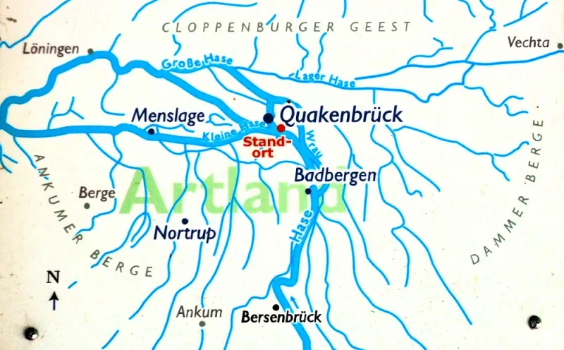 Hase Flussverlauf