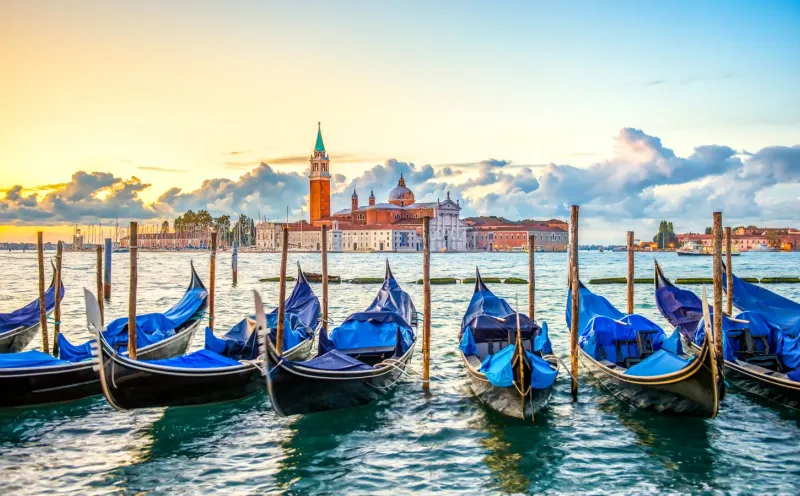 Gondeln in Venedig