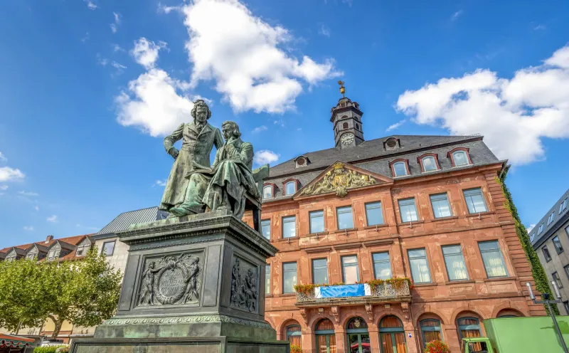 Hanau, Denkmal, Gebrüder Grimm