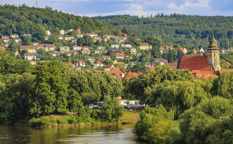 Hann. Münden Weserstein Stadtkirche St. Blasius