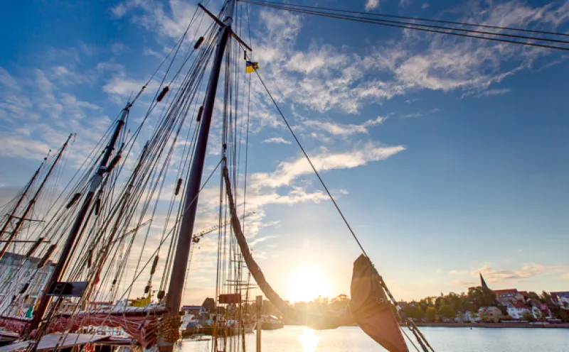 Im Hafen von Eckernförde