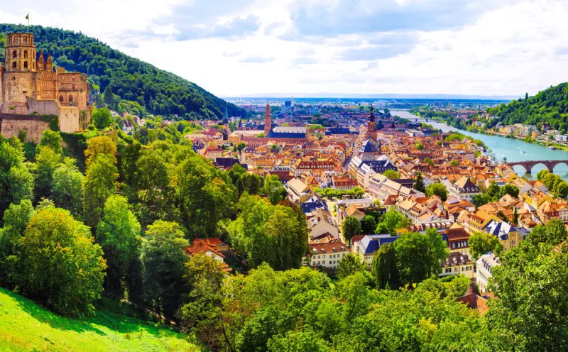 Heidelberg, Schloss, Neckar