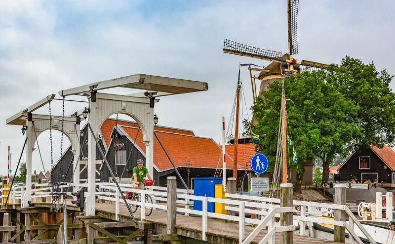 Holzbrücke in Harderwijk