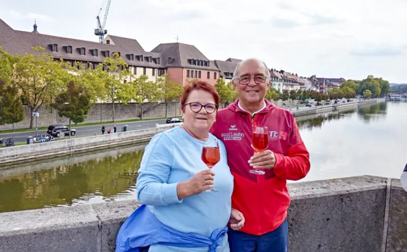 auf der Brücke
