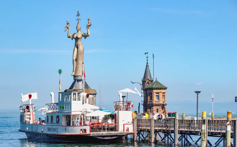 Imperia am Konstanzer Hafen