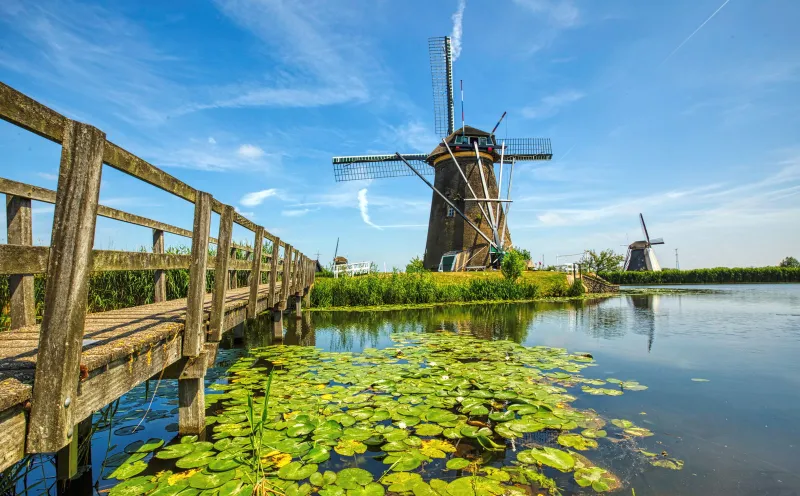 Kinderdijk, Windmühlen
