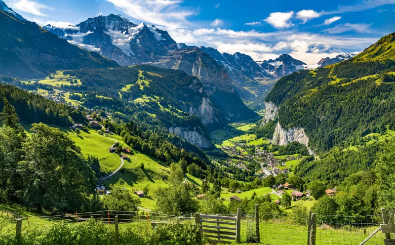 Lauterbrunnen, Wengen, Schweizer Alpen