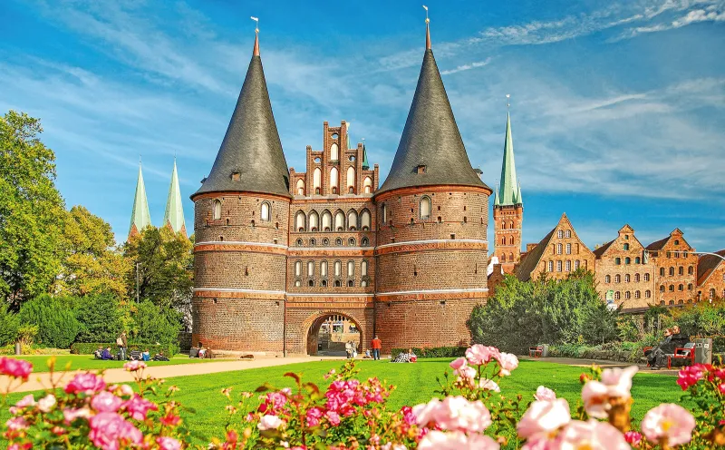 Das Holstentor in Lübeck
