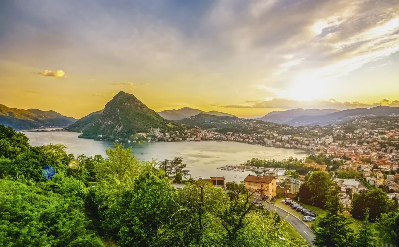Lugano, Luganersee