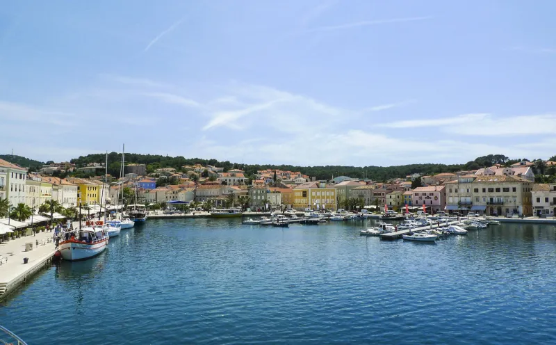 Der Hafen von Mali Lošinj