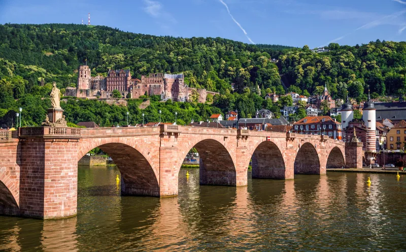 Neckar, Heidelberg, Schloss
