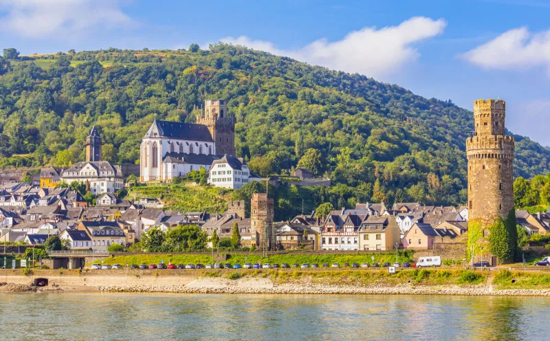 Ochsenturm und St. Martin Kirche Oberwesel