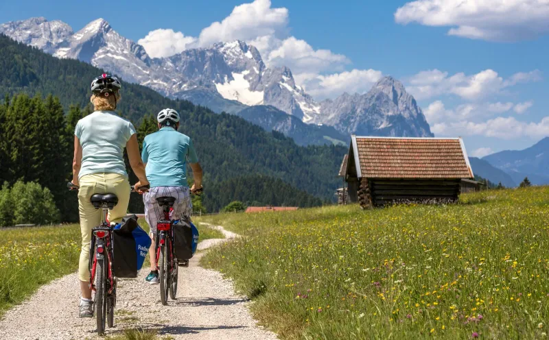 Radfahrer Mittenwald