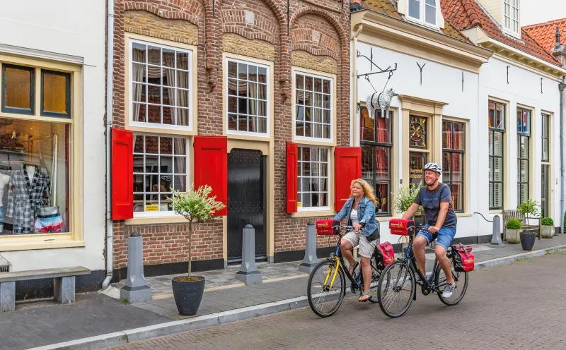 Radfahrer Harderwijk