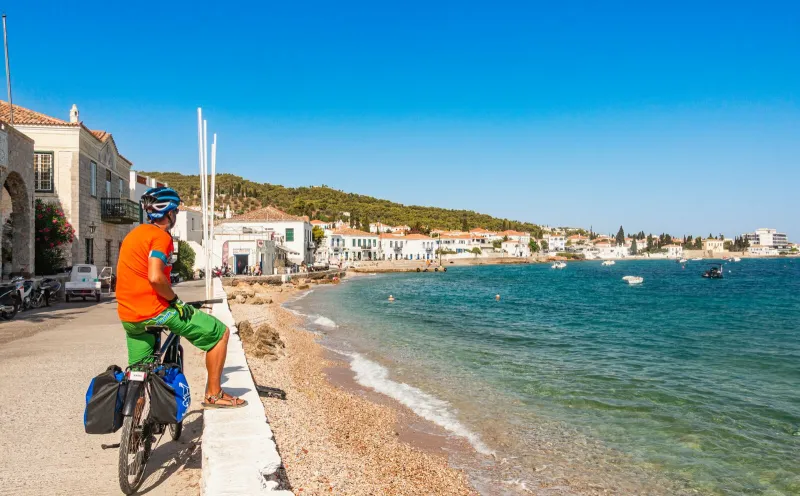 Radler Insel Spetses