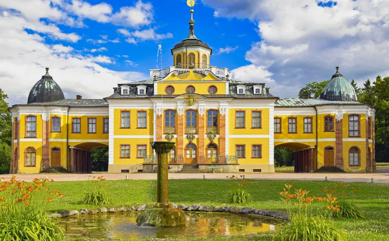 Das Schloss Belvedere in Weimar