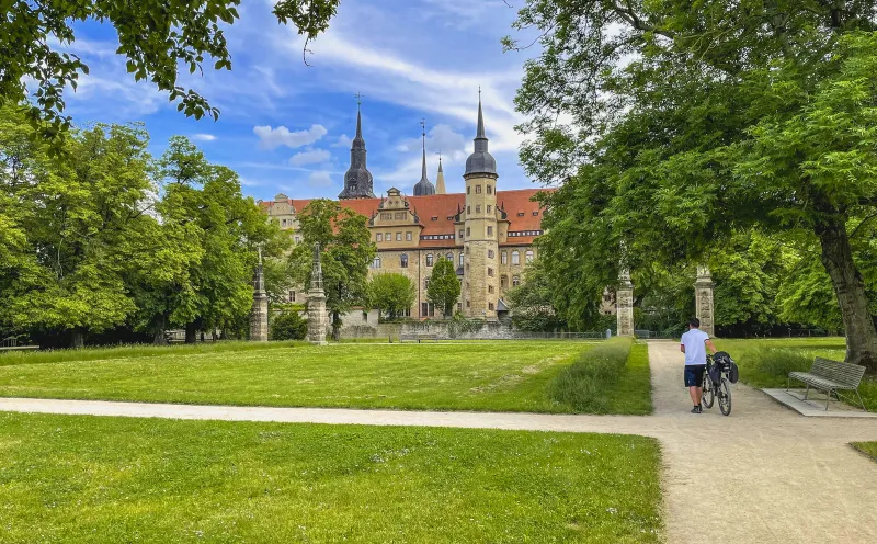Schlos und Schlossgarten in Merseburg