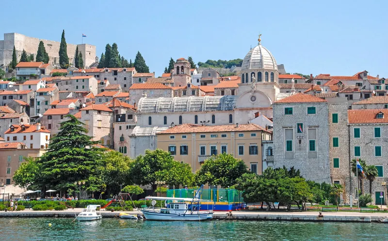 Blick auf Sibenik