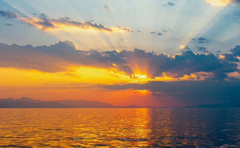 Sonnenuntergang Griechenland