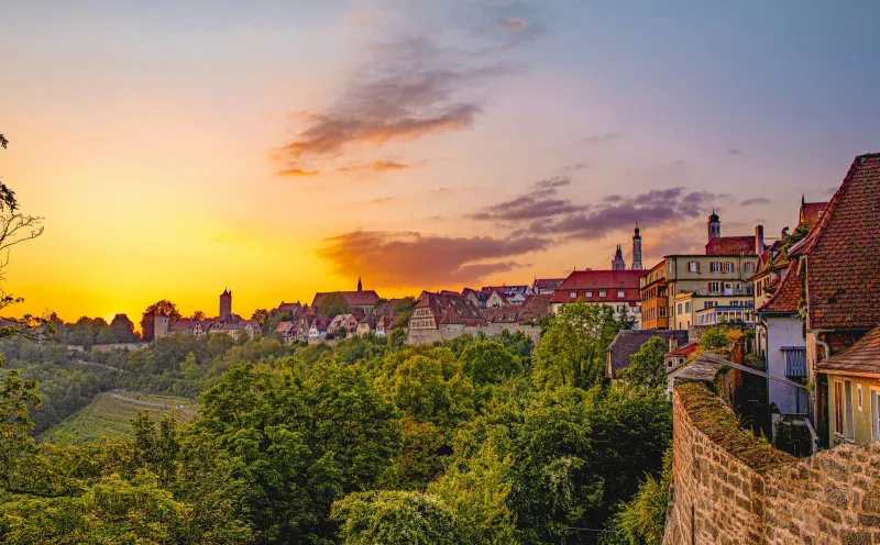 Sonnenuntergang Rothenburg