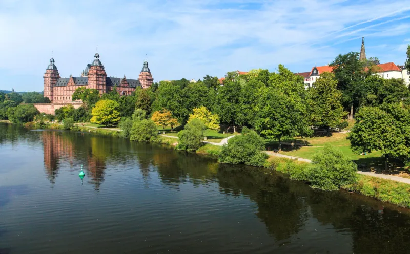 Schloss Johannisburg, Aschaffenburg, Main