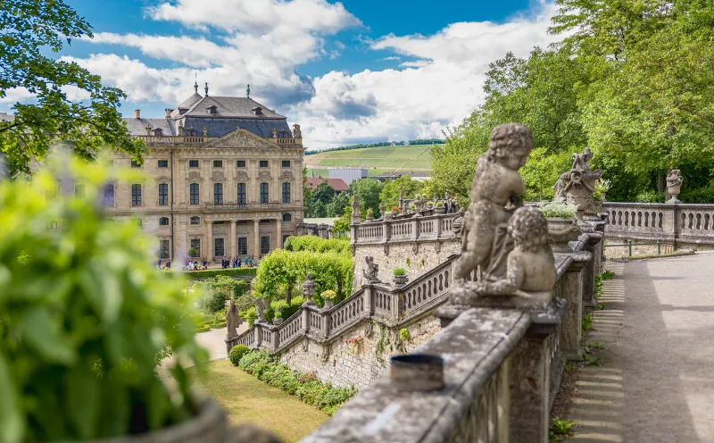 Würzburg, Schlossgarten, Residenz