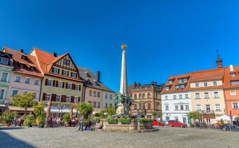 Kulmbach, Innenstadt, Brunnen