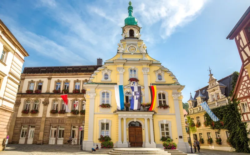 Kulmbach, Rathaus, Altstadt