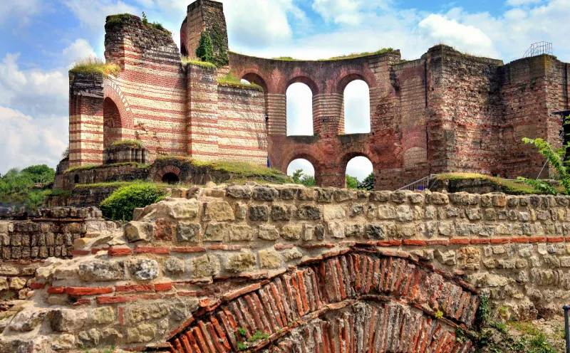 Trier, Kaiserthermen, Ruinen
