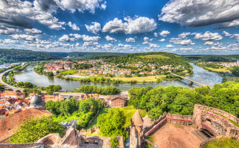 Wertheim, Burg, Main