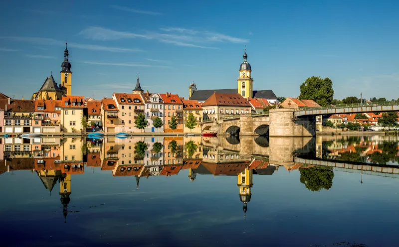 Kitzingen, Main, Brücke, Stadt