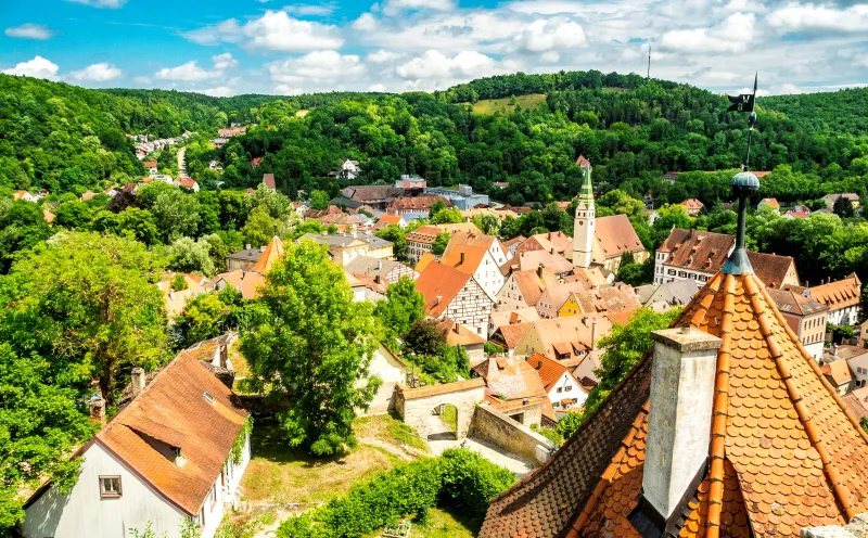 Blick von der Pappenheimer Burg