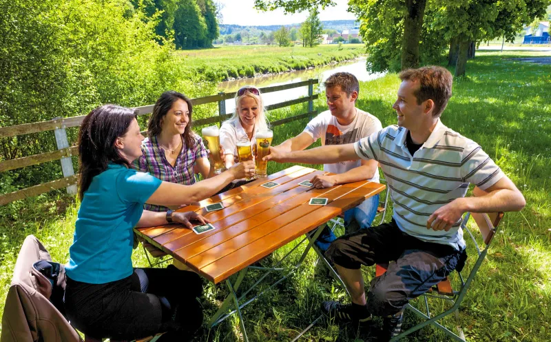 Pause im Grünen