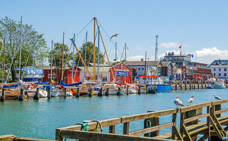 Die Flaniermeile von Warnemünde