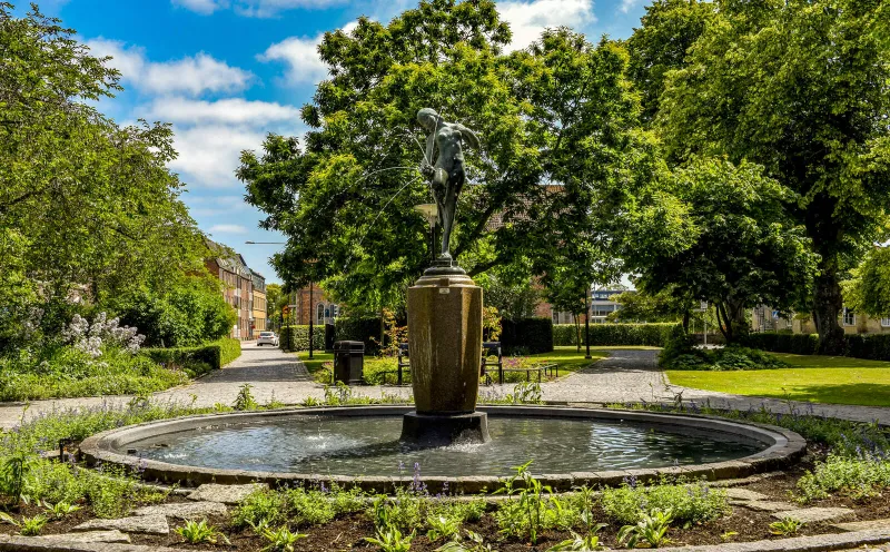 Stadtpark in Ängelholm