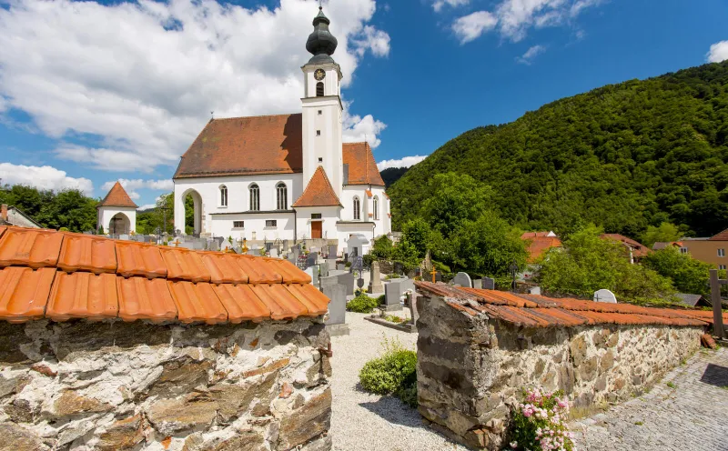 Die Kirche in Engelhartszell