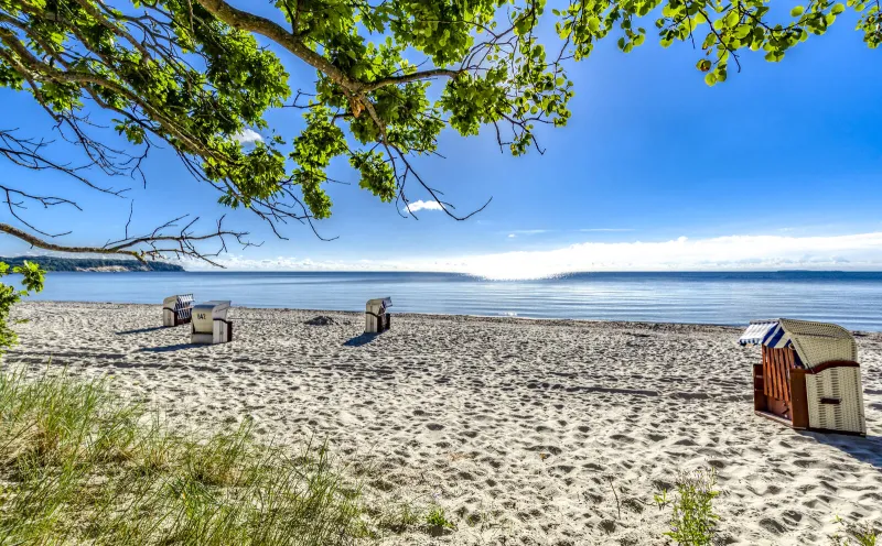 Halbinsel Mönchgut - Strand in Lobbe