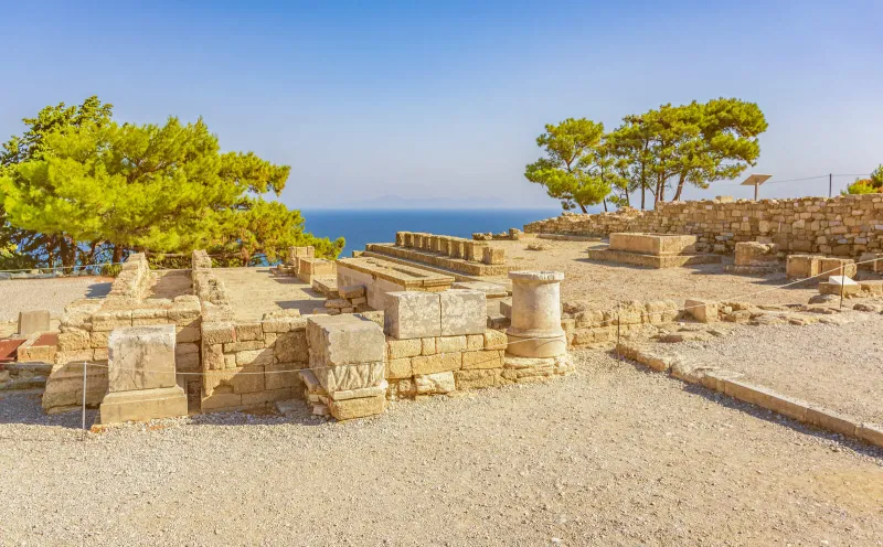 Ausgrabungsstätte in Kamiros
