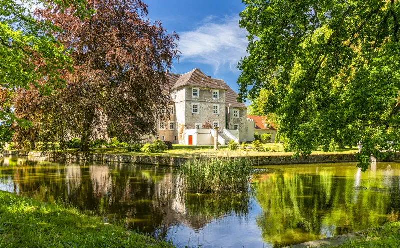 Mellenthin, Wasserschloss, Usedom