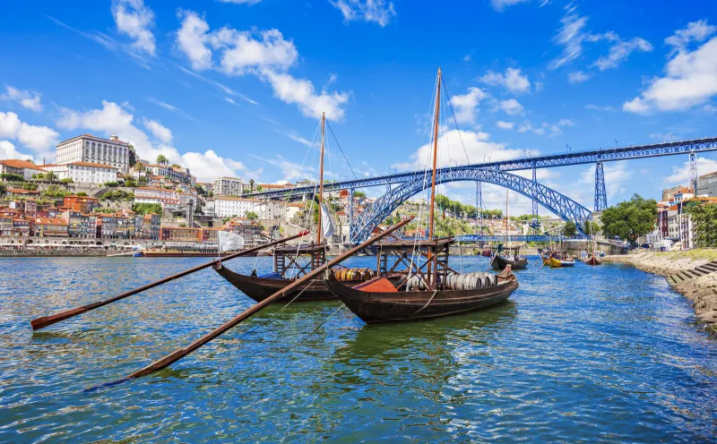 Boote vor Porto